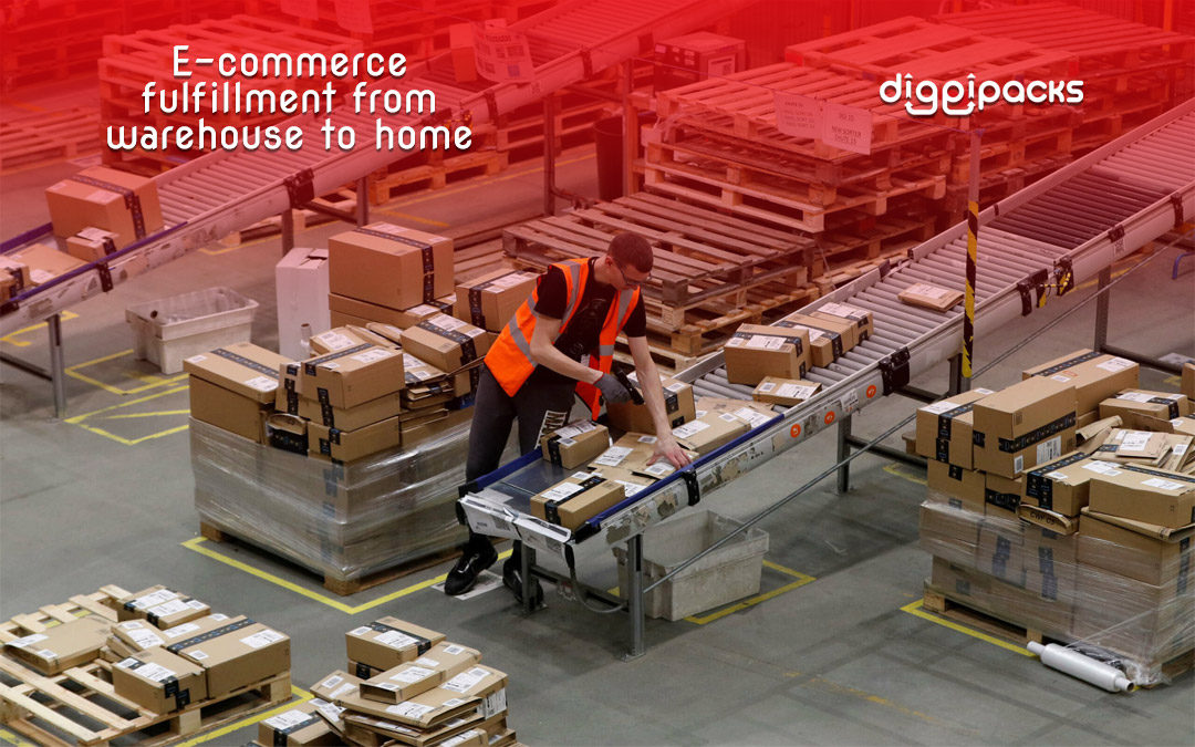 E-commerce fulfillment from warehouse to home